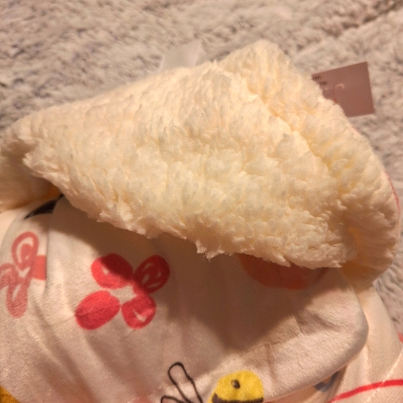 Elephant pillow & blanket set by little chickadees.  Soft, pink, baby gift, baby - Picture 6 of 12